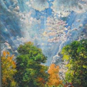 In den Himmel geschossen